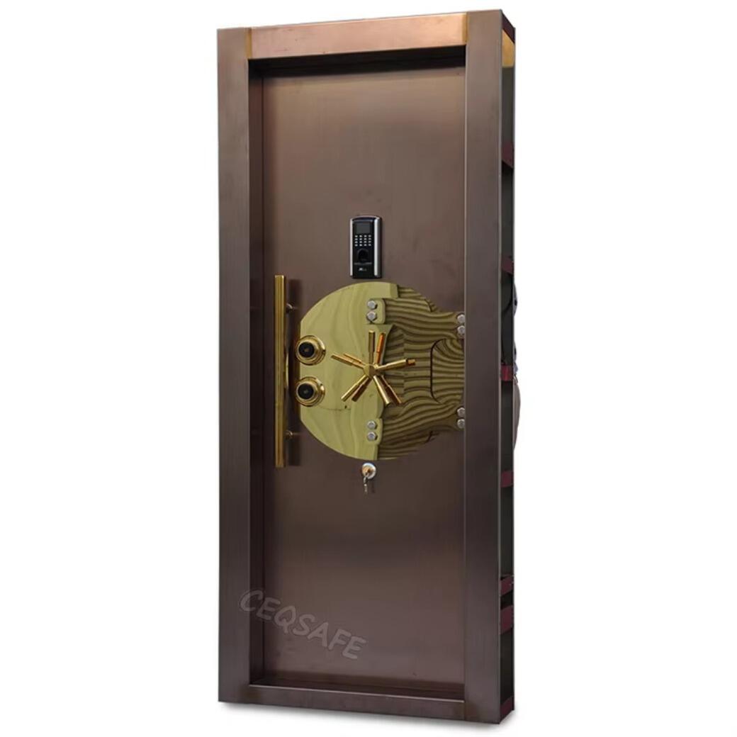 CEQSAFE Customize Stainless Steel Security Bank Steel Money Safe Metal Vault Door supplier