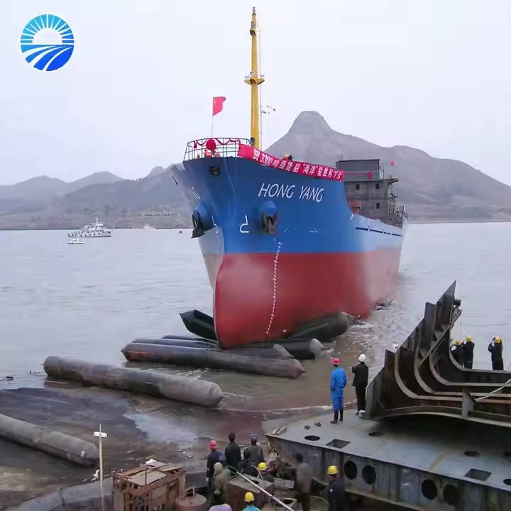 Handien konpontzearekin marine gomako airbagak ship launching/lifting eta landing-rako