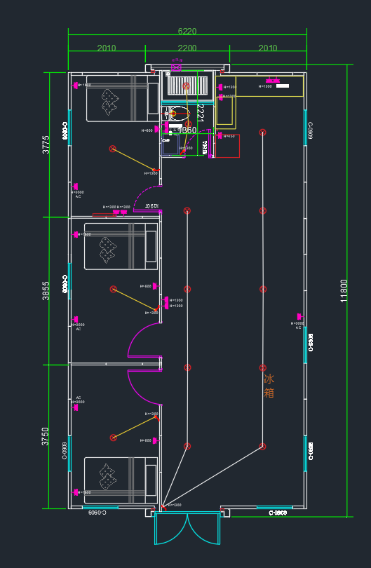 Expandable modular homes layout