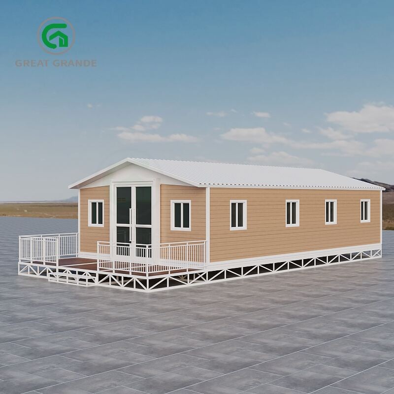 Fabricant de maisons modulaires extensibles de 40 pieds facile à construire villa mobile avec panneaux en mousse EPS ignifuge