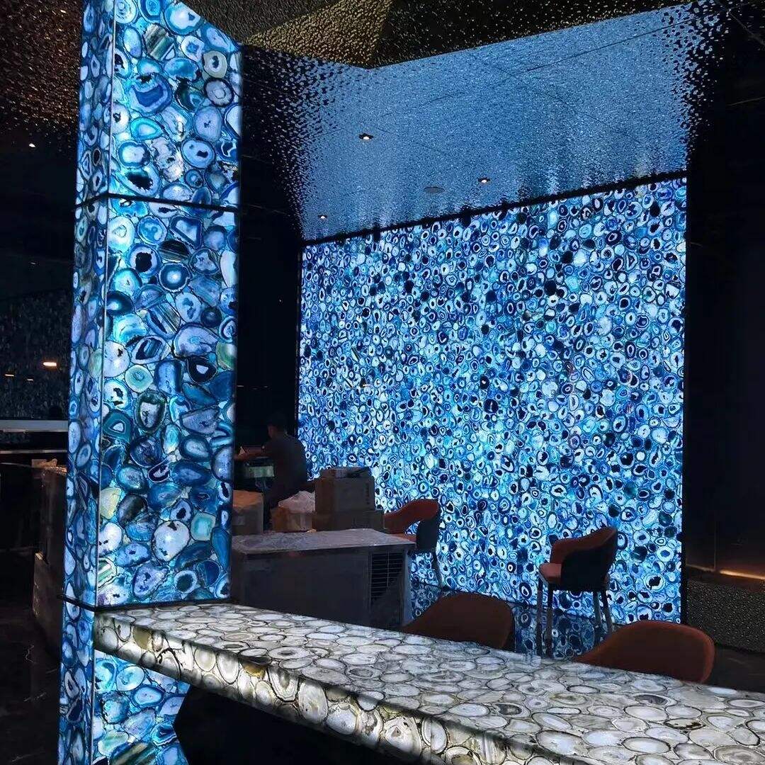 Assessing Color Uniformity in Blue Agate Slabs