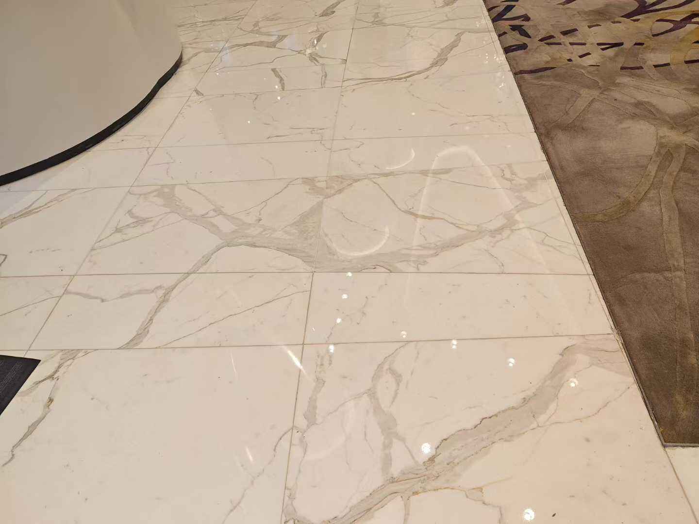 Hotel White Calacatta Marble Floor Tile Project (2).jpg