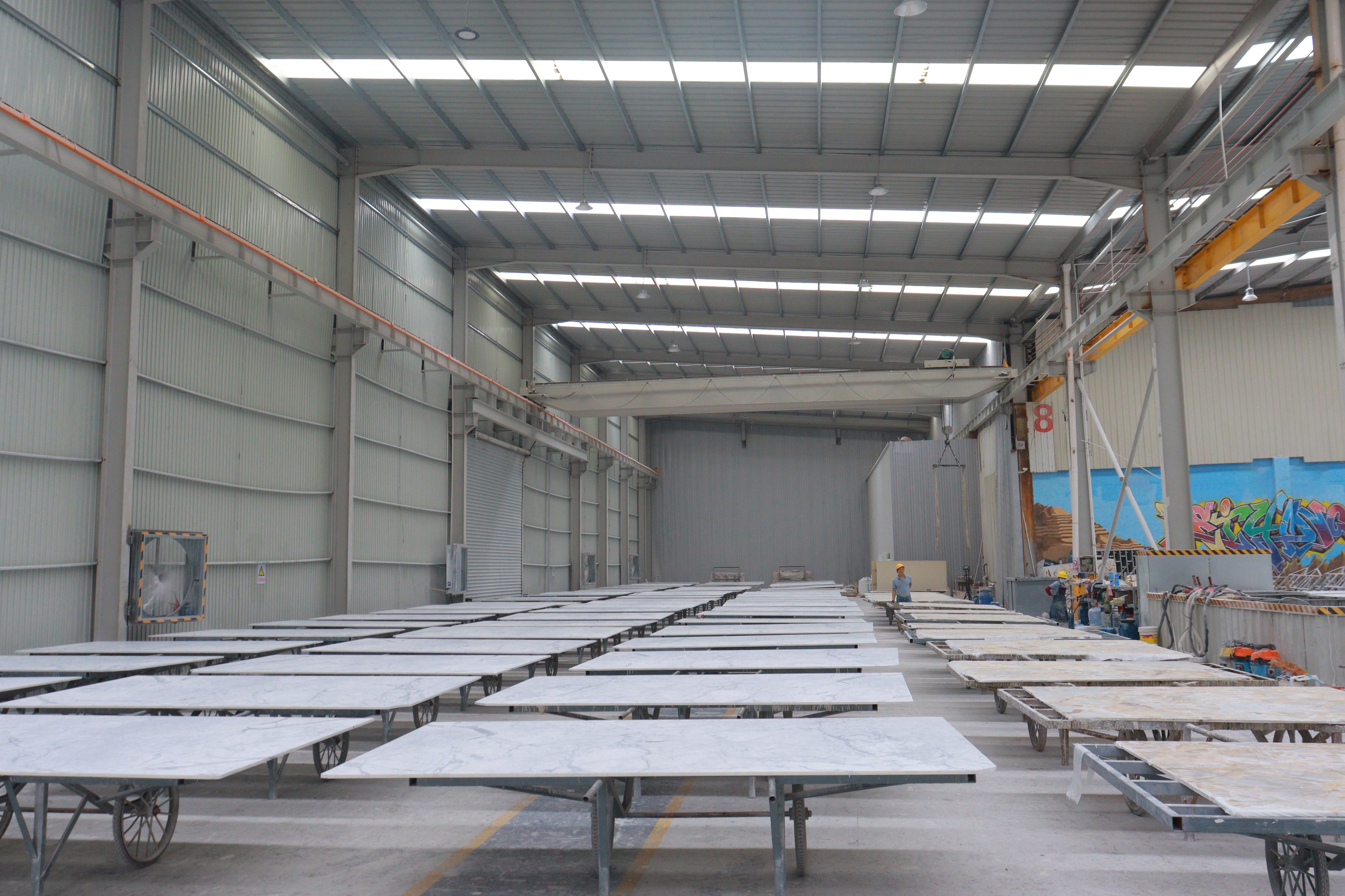 Principale fabbrica di marmo per la produzione su larga scala