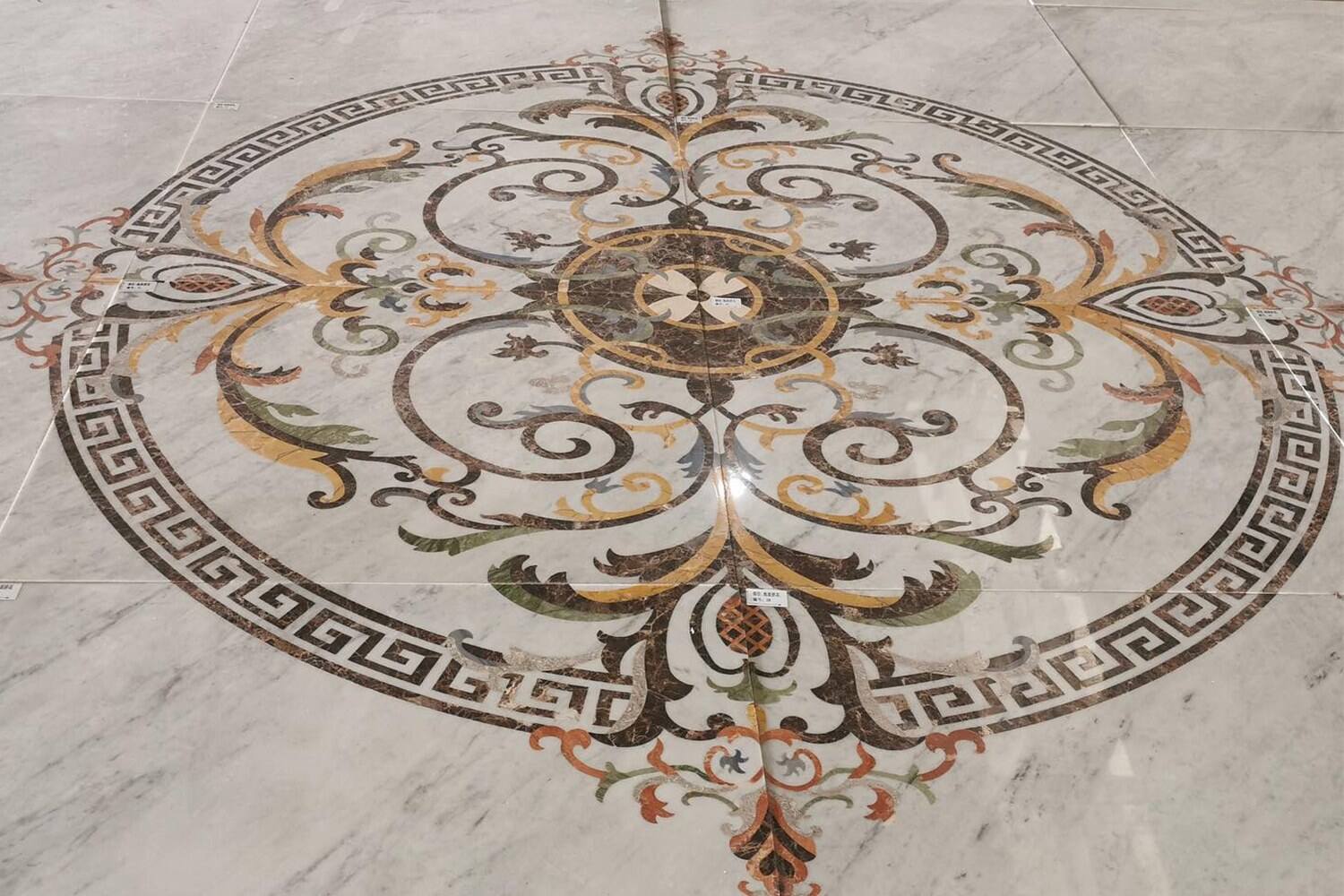 Flower Design Waterjet Pattern Floor (5).jpg
