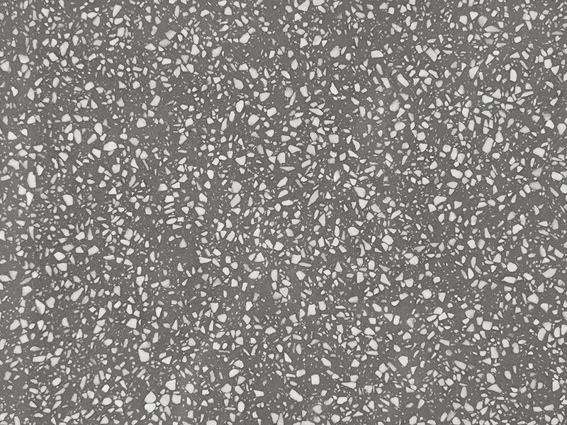 Artificial Crystal Light Gray Terrazzo Slab