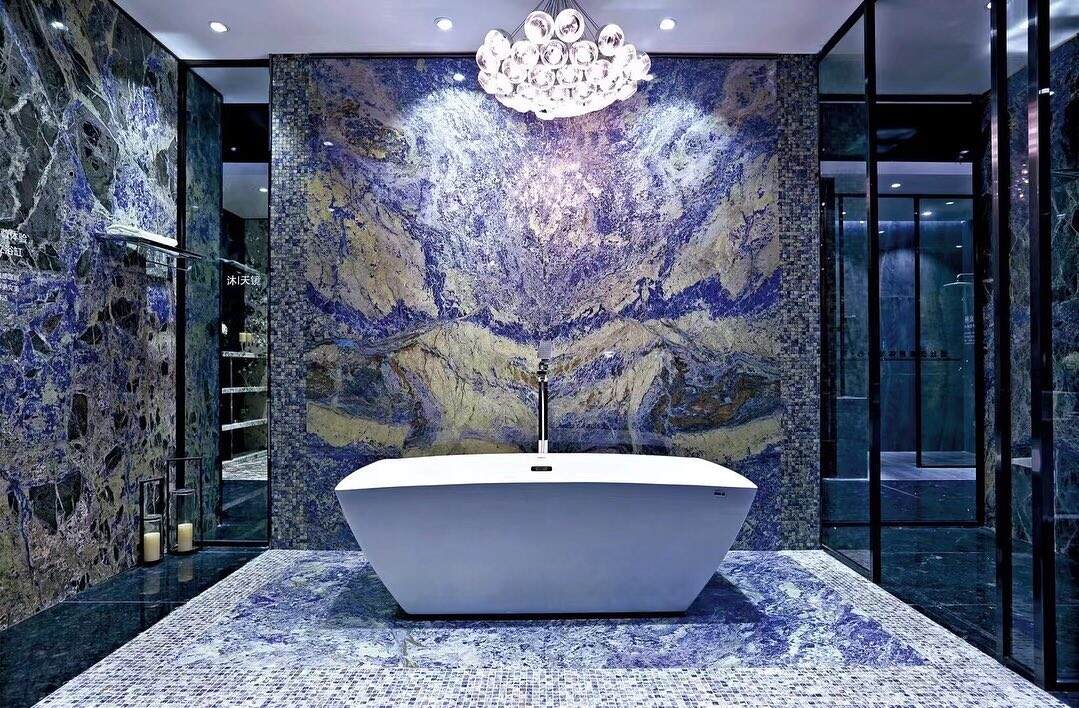 Bolivia Blue Sodalite Marble Slab | Marble Slab