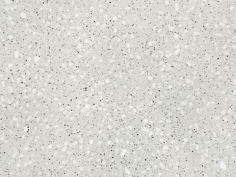 Artificial Stone Pearl White Epoxy Terrazzo Slab