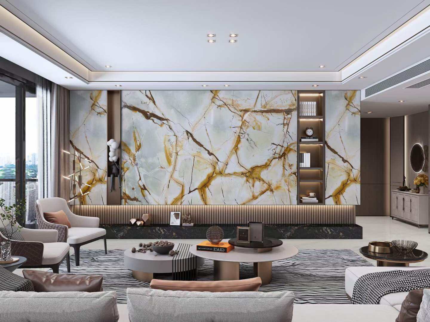 Blue Roma Quartzite: Premium Brazilian Stone for Luxury Commercial ...