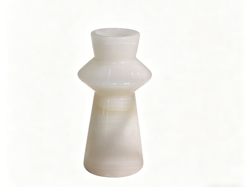 White Onyx Marble Vase