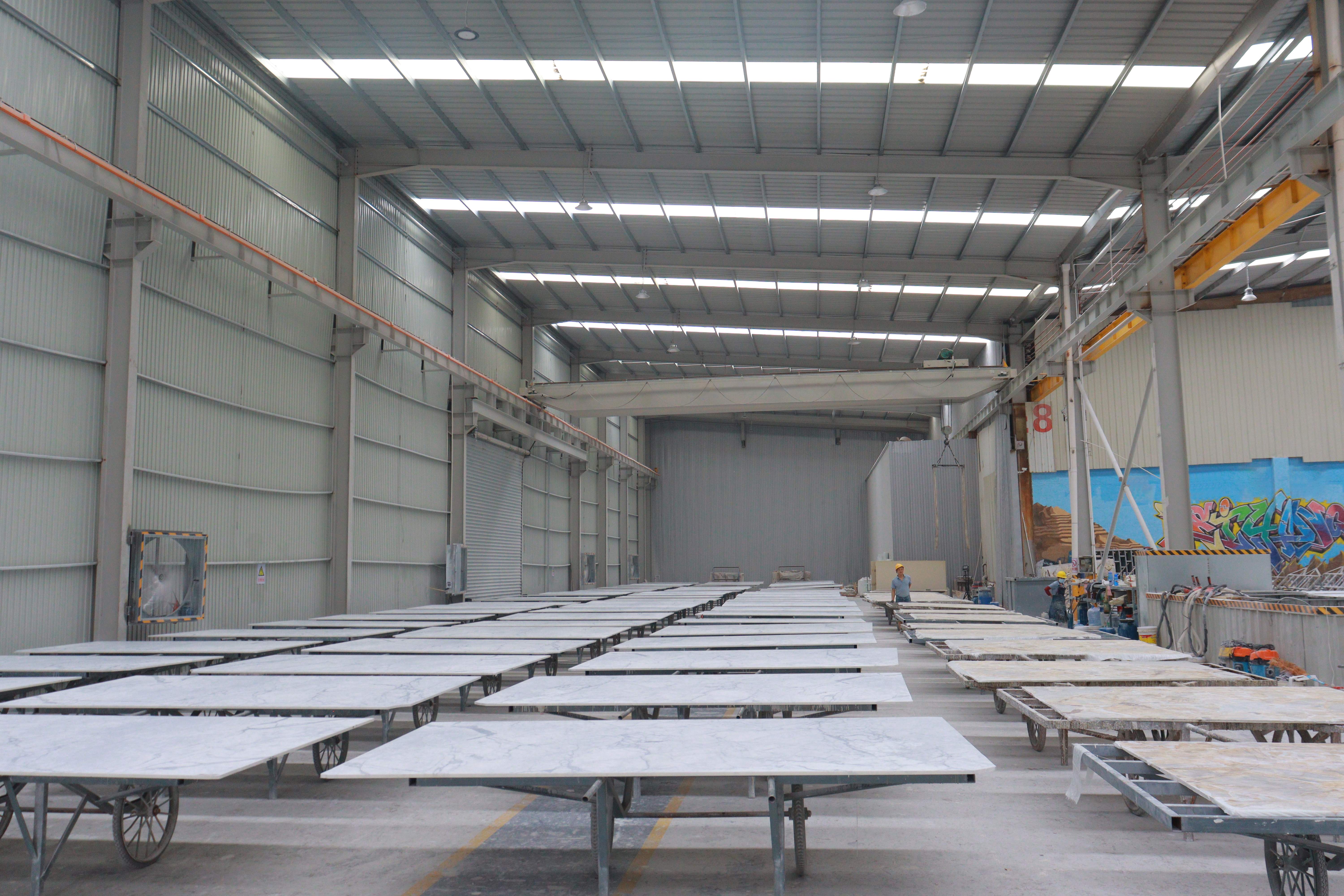 プレミアム大理石スラブ工場サービス