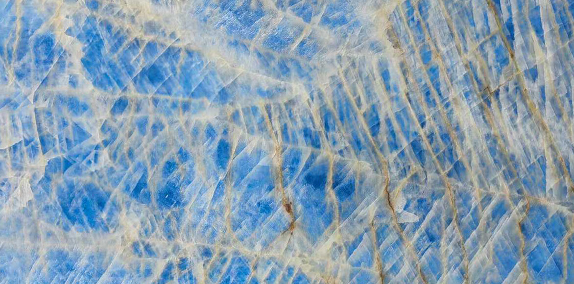 Natural Ice Cristallo Blue Quartzite