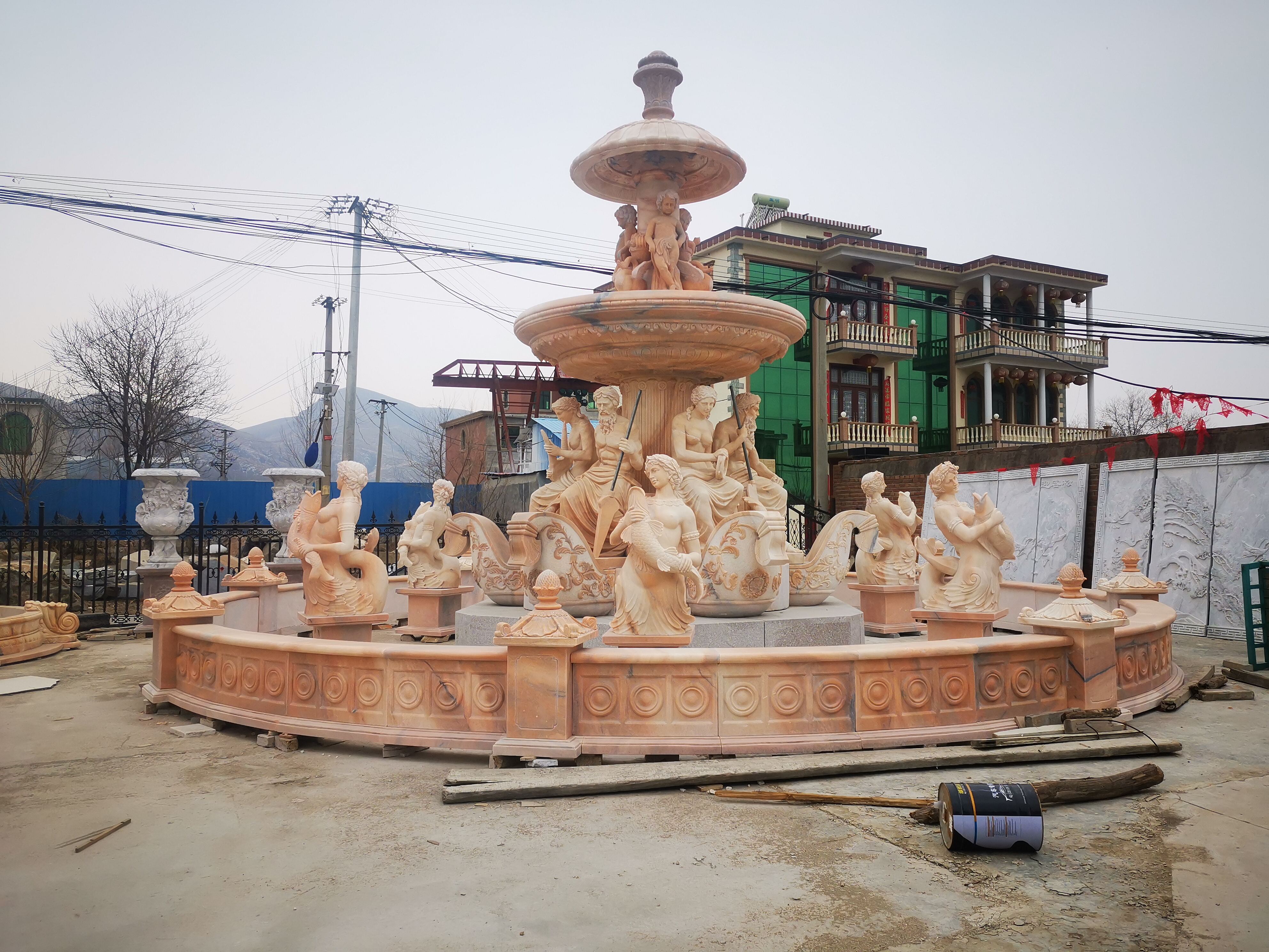 Mukammal Katta Ochiq Hovuzli Marmar Haykallar, Vaqt o'tishiga Chidamli Zarhalik uchun