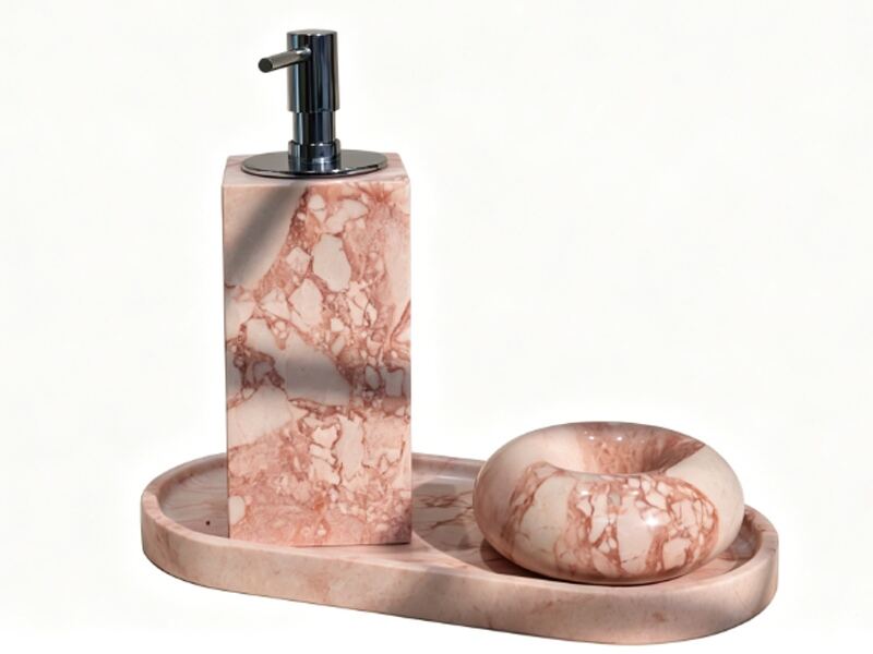 Bvlgari Marble Bathroom Tray Set