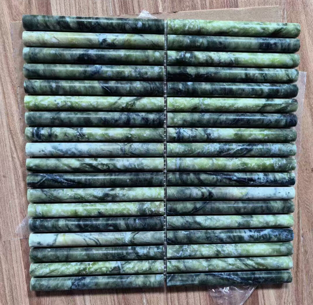 Stereo Zola Əyri Marmar Mozaika Plitka