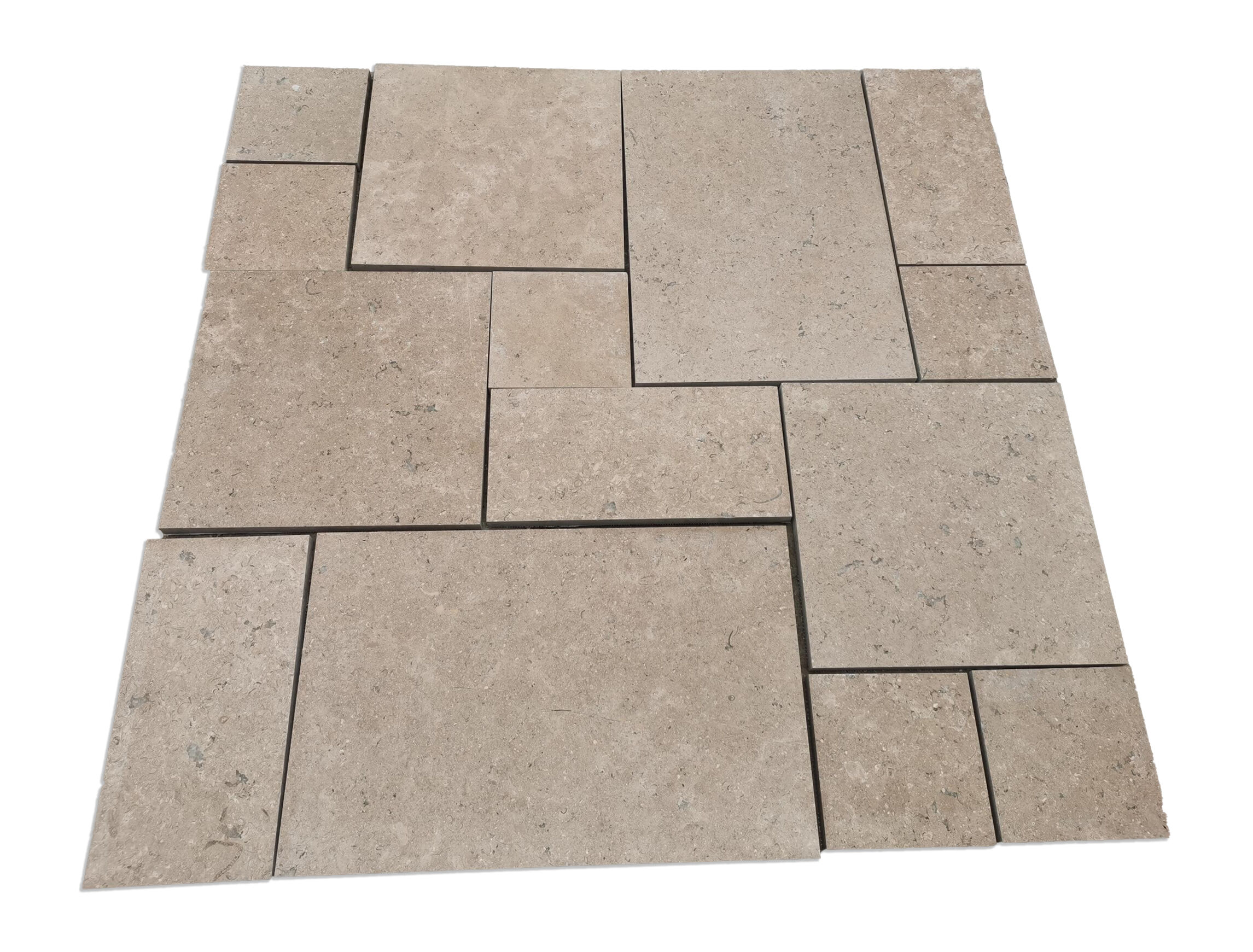 Sinai Pearl Limestone French Pattern Floor Tiles