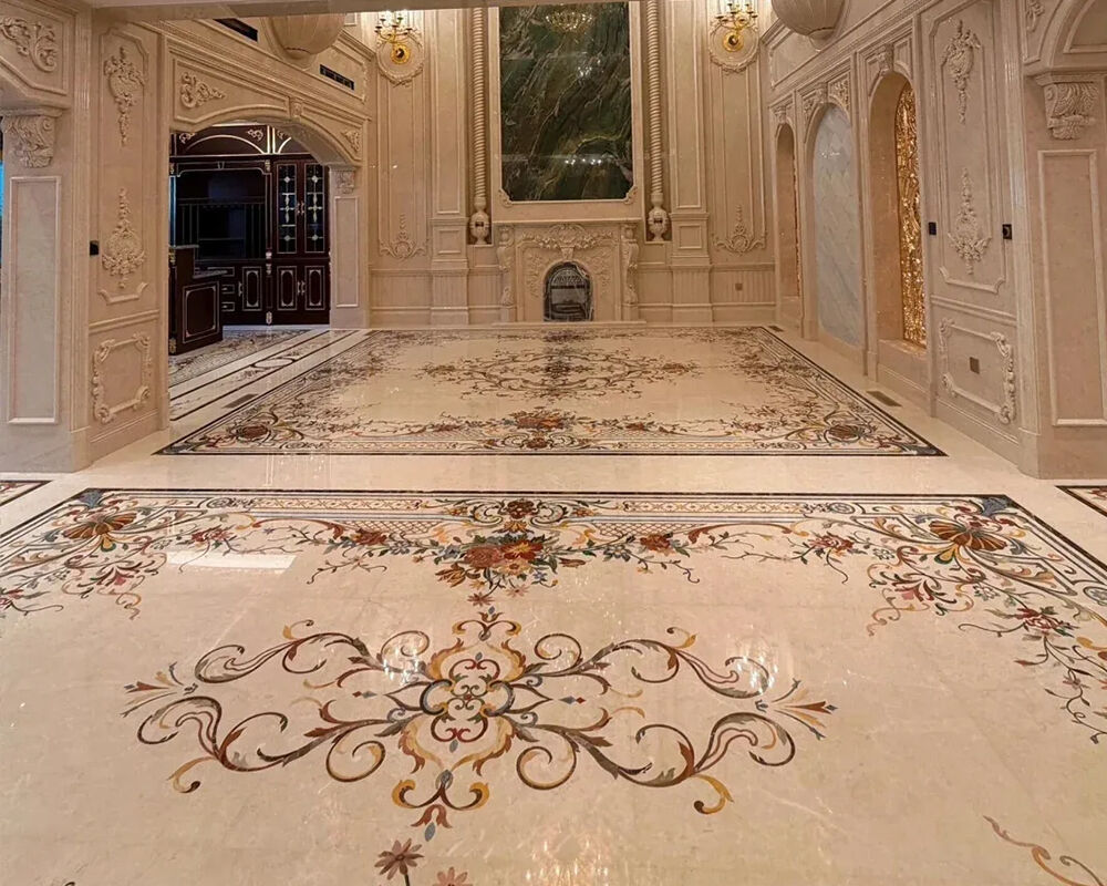 고급 워터젯 대리석 인레이 빌라 프로젝트