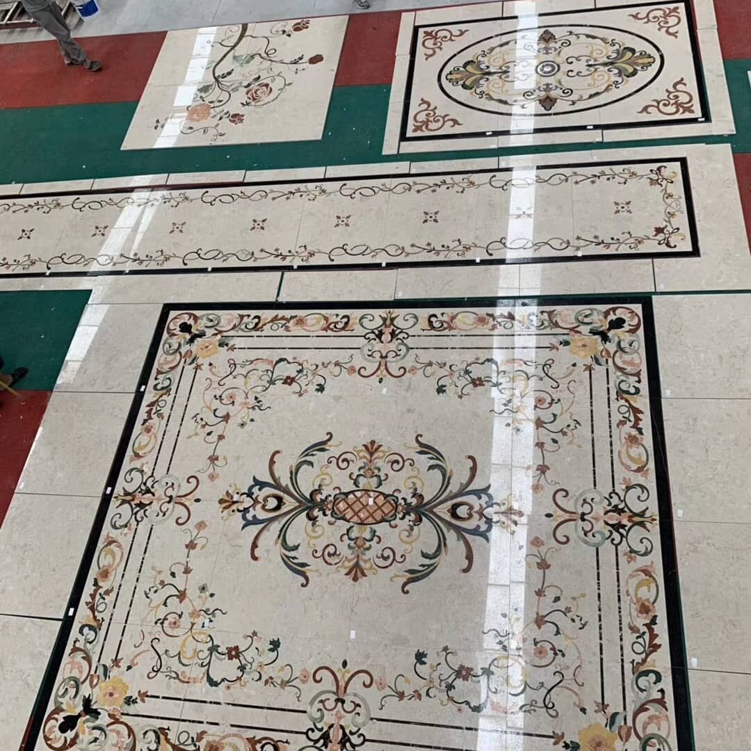 エレガントでタイムレスな大理石の床設計ソリューション