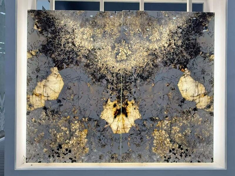 Bookmatched Translucent Patagonia Quartzite Slab