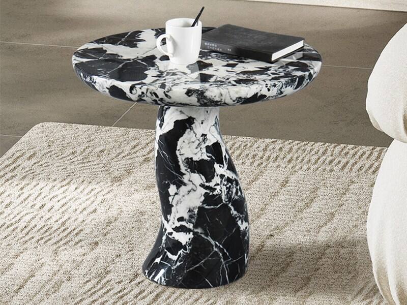 Napoleon Black Marble Side Table Supplier | Marble Furniture ...