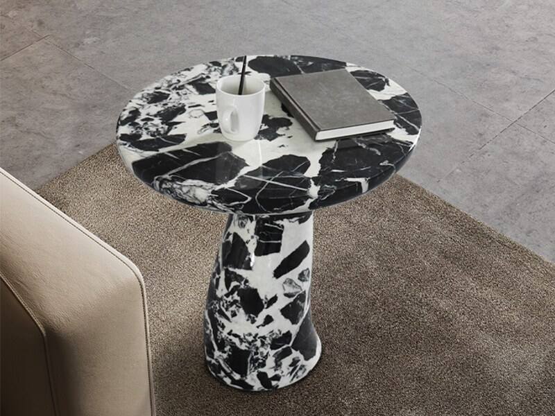 Napoleon Black Marble Side Table Supplier | Marble Furniture ...