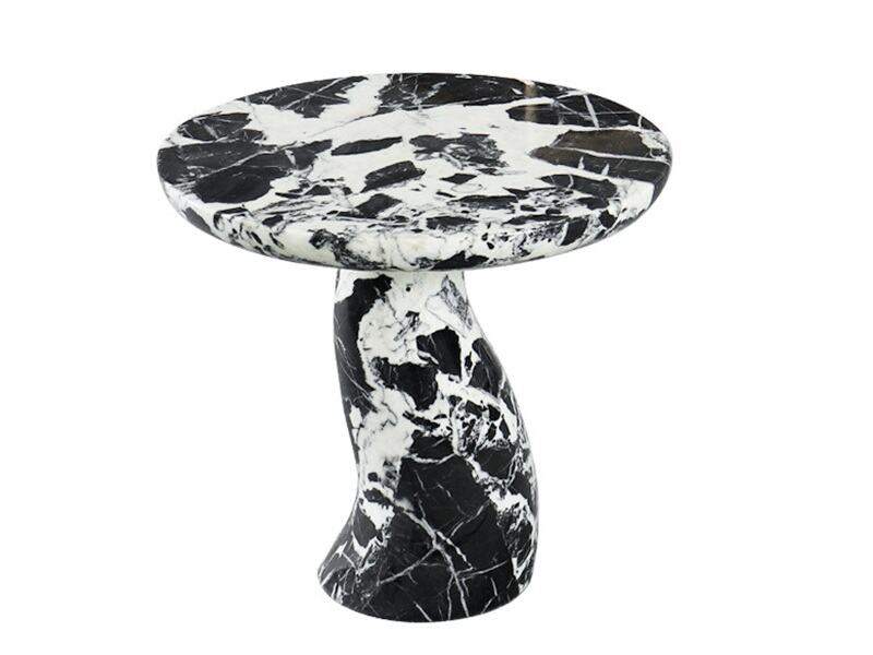 Napoleon Zwarte Marmeren Bijzettafel