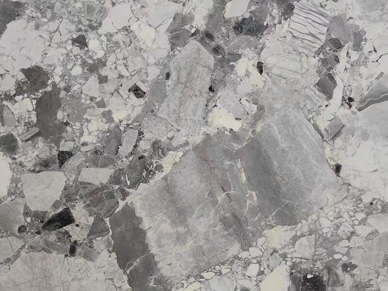 China Panda Grey Marble Slab