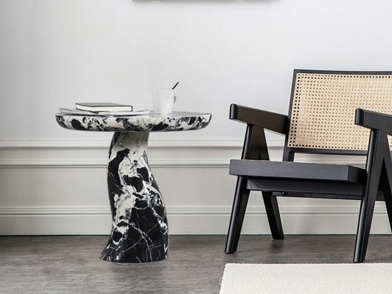 Napoleon Black Marble Side Table Supplier | Marble Furniture ...