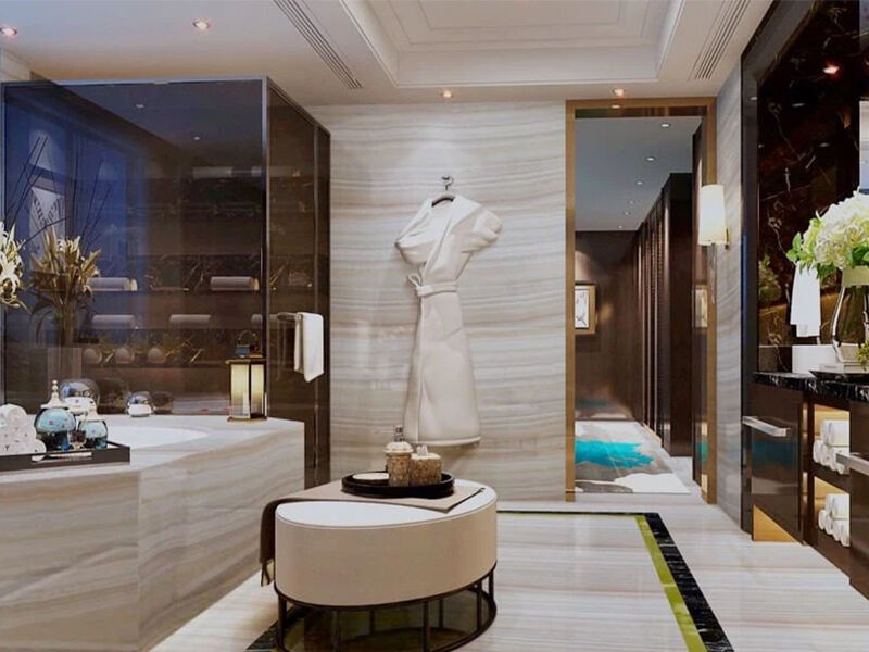 Straight White Wood Vein Onyx Marble Slab