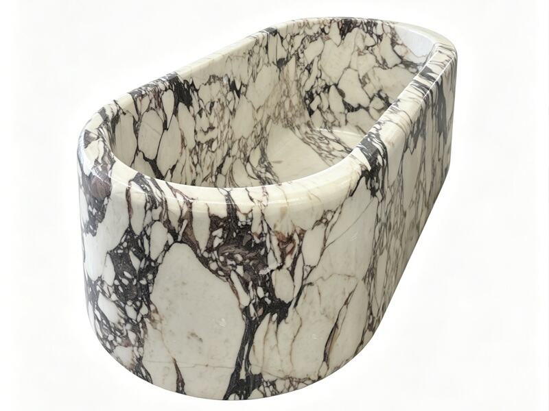 Leverancier van Calacatta Viola-marmeren badkuip