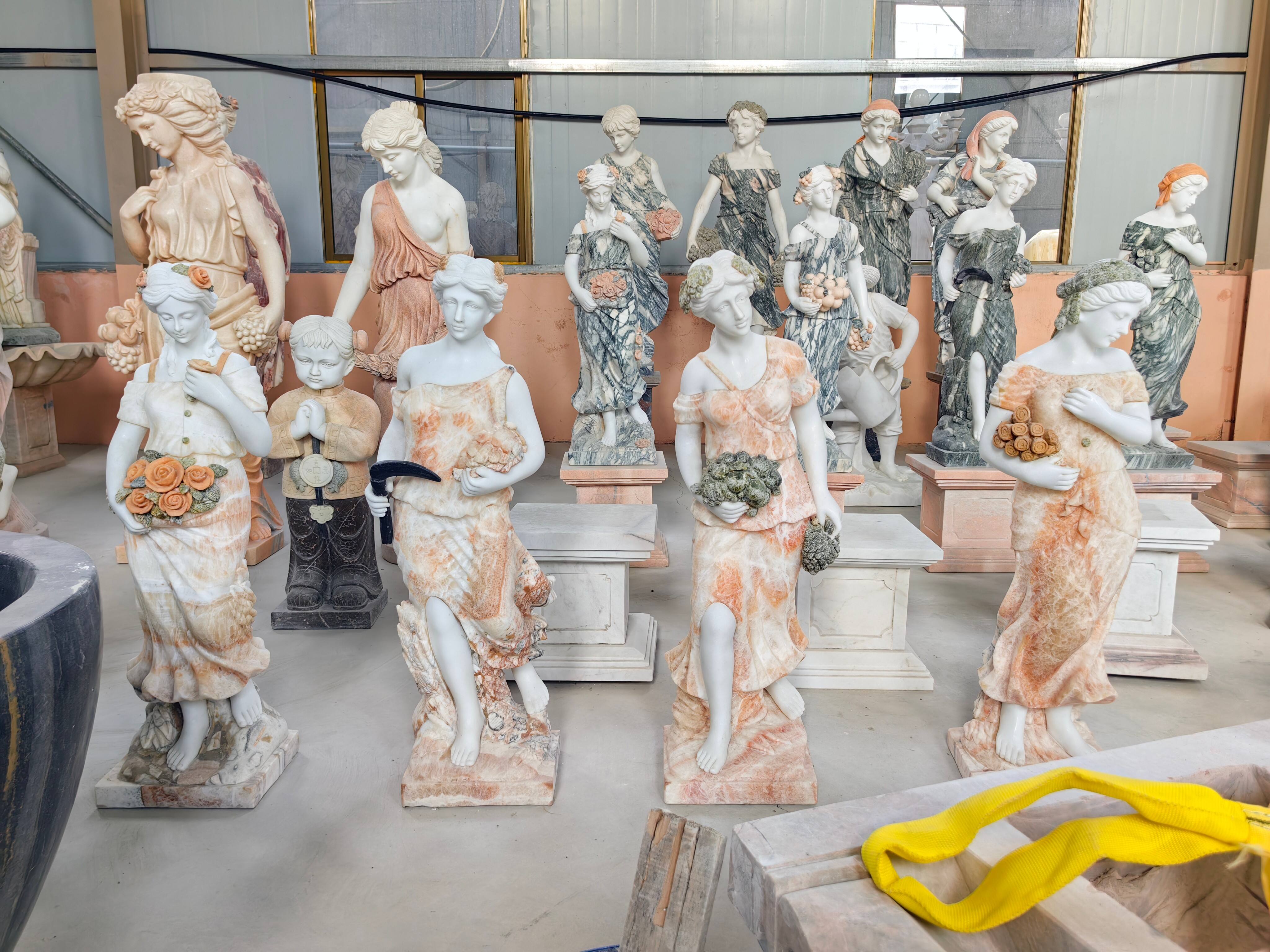 Custom Marble Garden Sculptures for Elegant Outdoor Spaces
