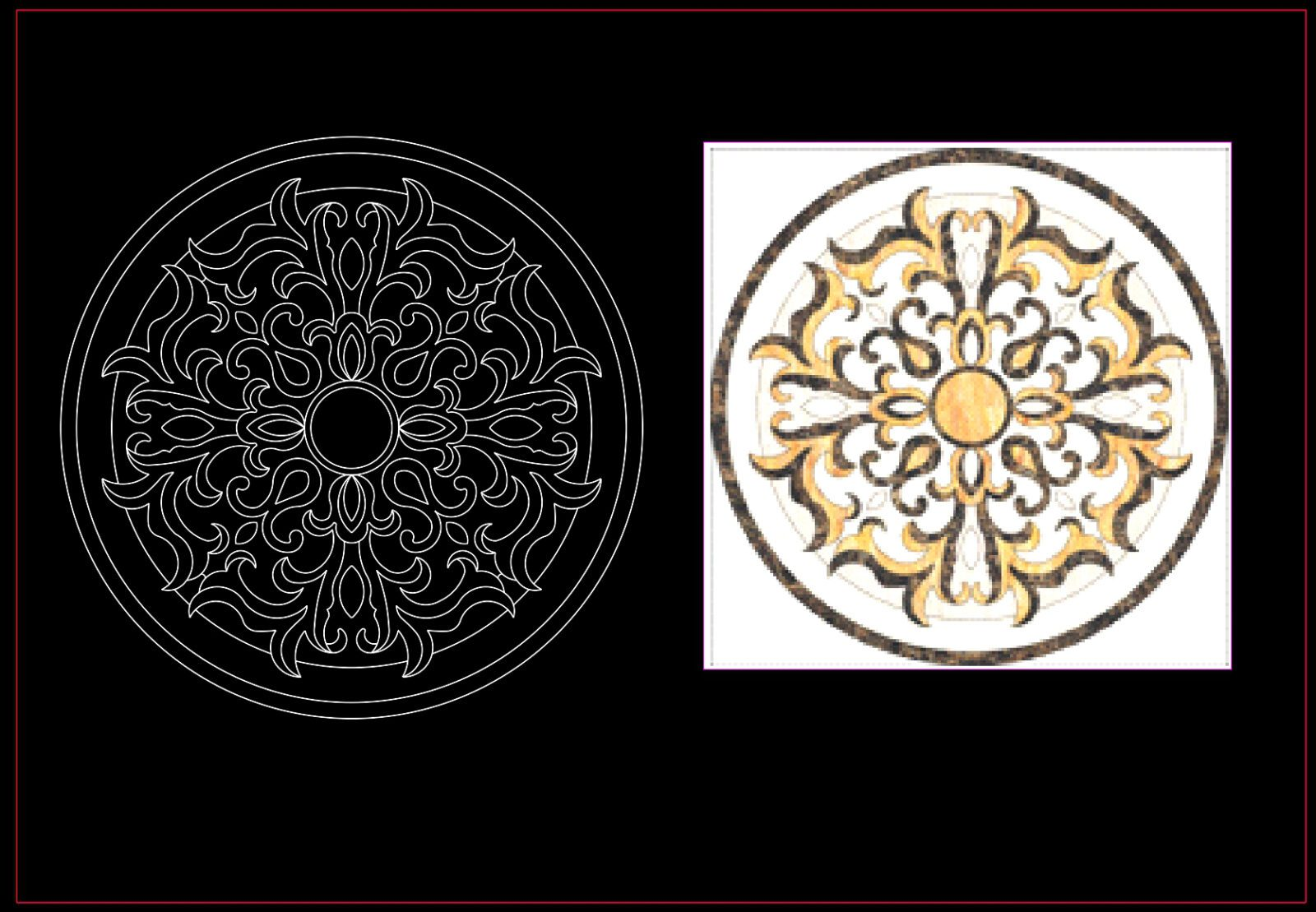 Marble Floor CAD Block for Stone Design Projects [Free Download]