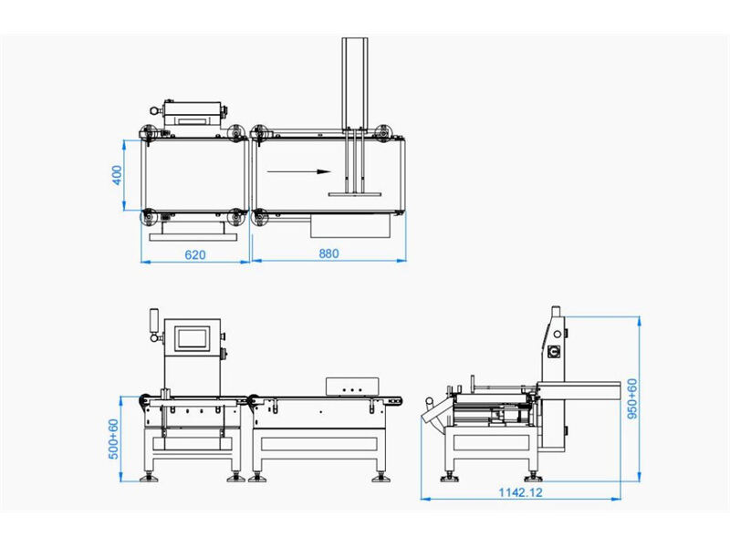 Checkweigher for Plastic Components