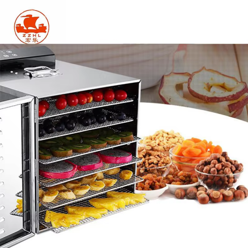 6 Layers Air Household Stainless Steel Fruits and Vegetable Dehydration Food Dryer Machine
