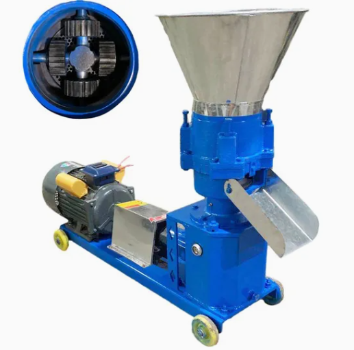 Máquinas de Fabricação de Ração para Gado Processamento de Ração em Paletes Máquina com Motor Aço Inoxidável Fornecido Alimento Automático para Piscicultura