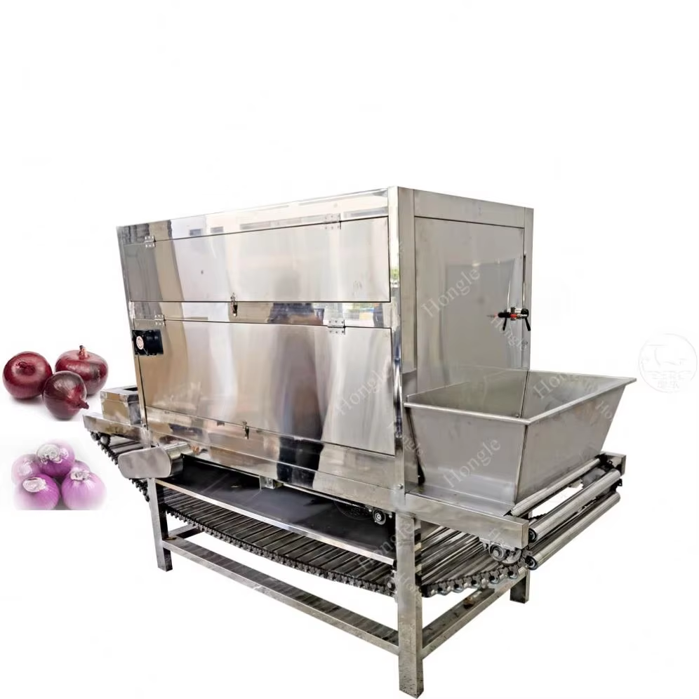 خط تقشير البصل وغسله: رفع إنتاج الخضروات النظيفة