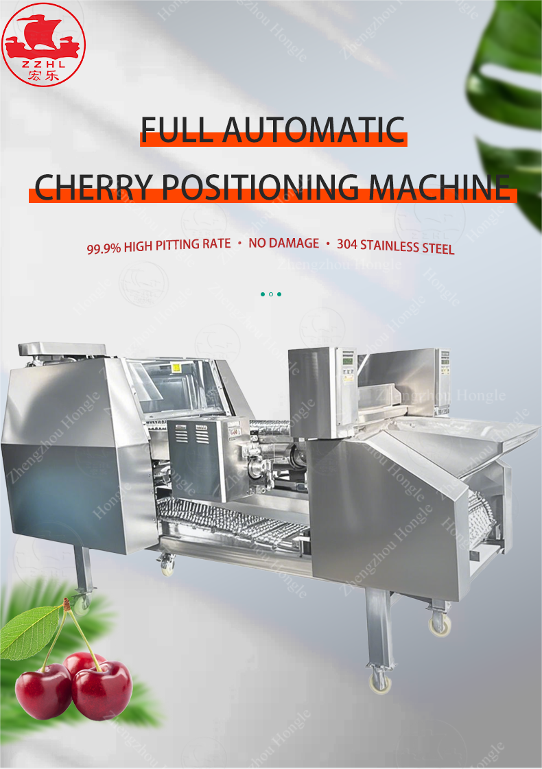 Cherry Automatic Positioning and Pitting Machine