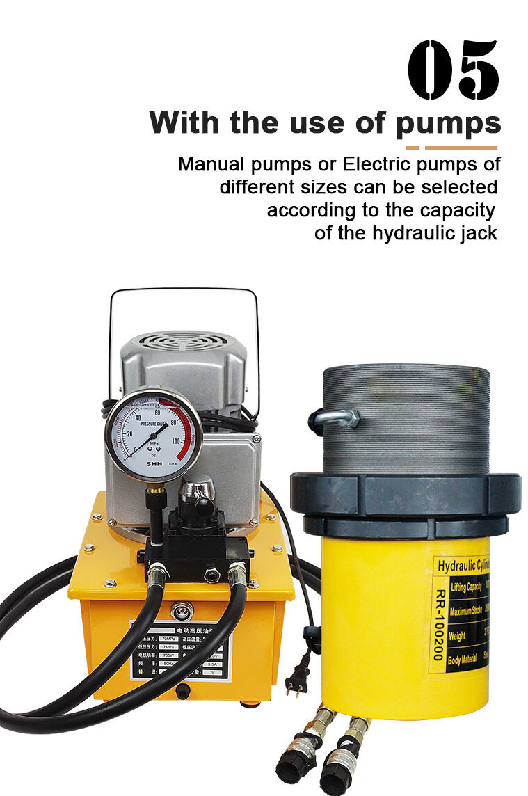 rr 100200 100ton 200mm stroke lock nut hydraulic press cylinder-12