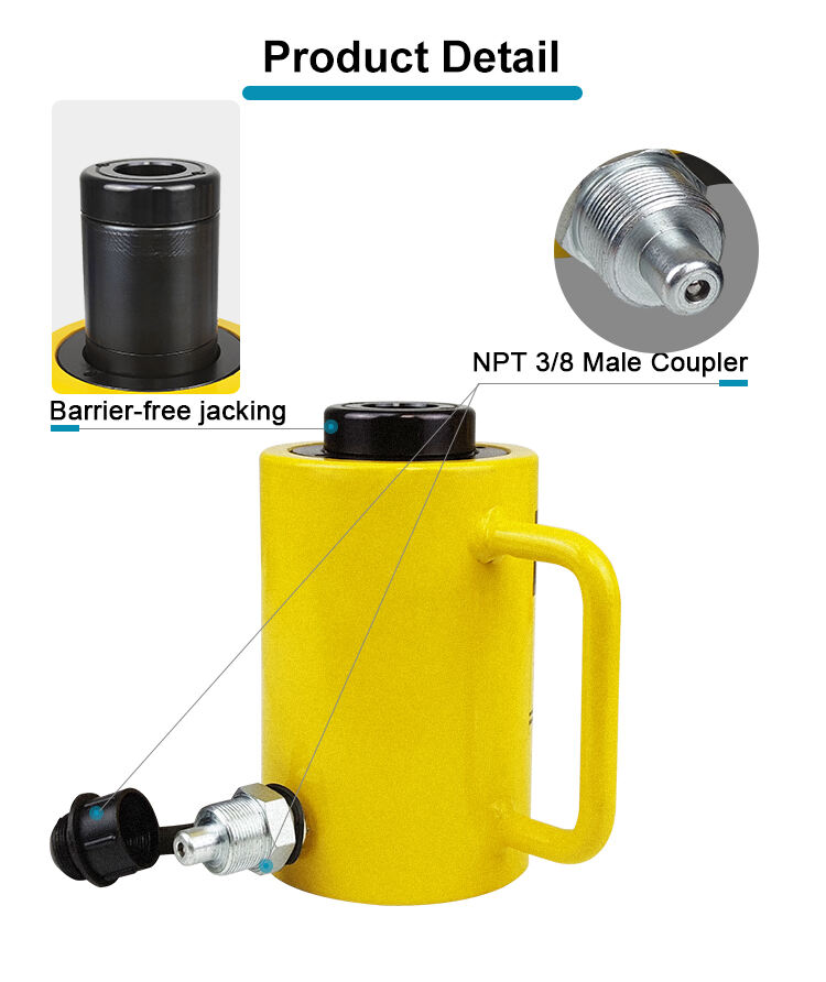 rch 2050 20 ton single acting hollow plunger steel cylinder-2