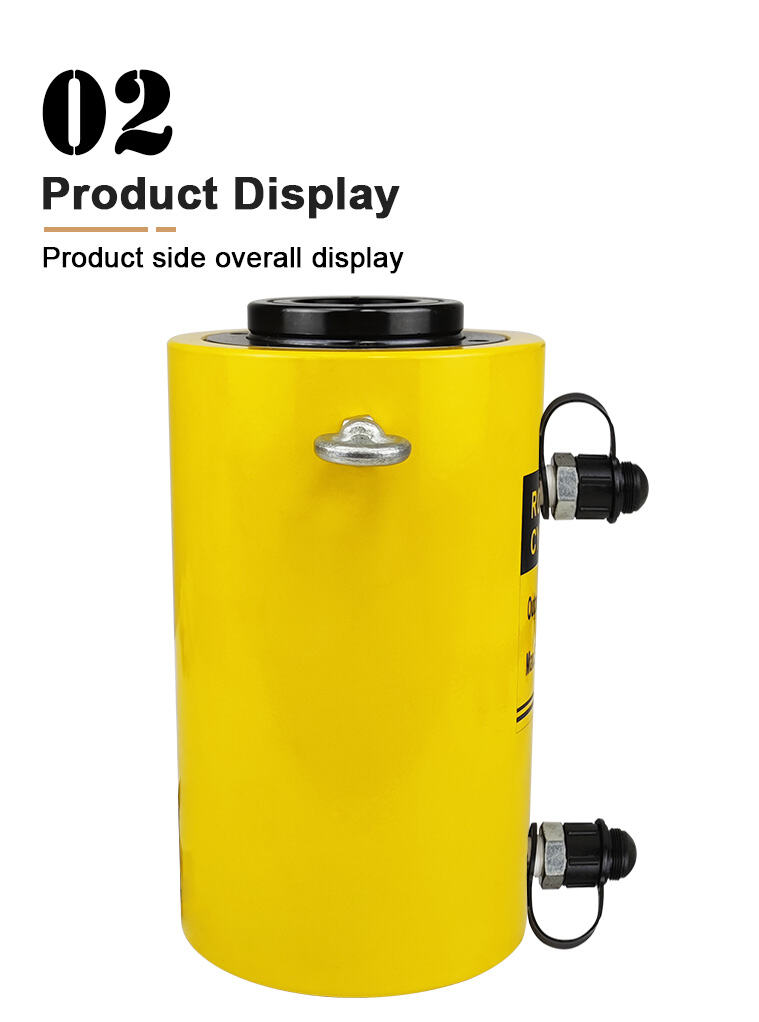 rch 60100d 60 ton double acting hollow plunger cylinder 60ton stroke 100mm-6