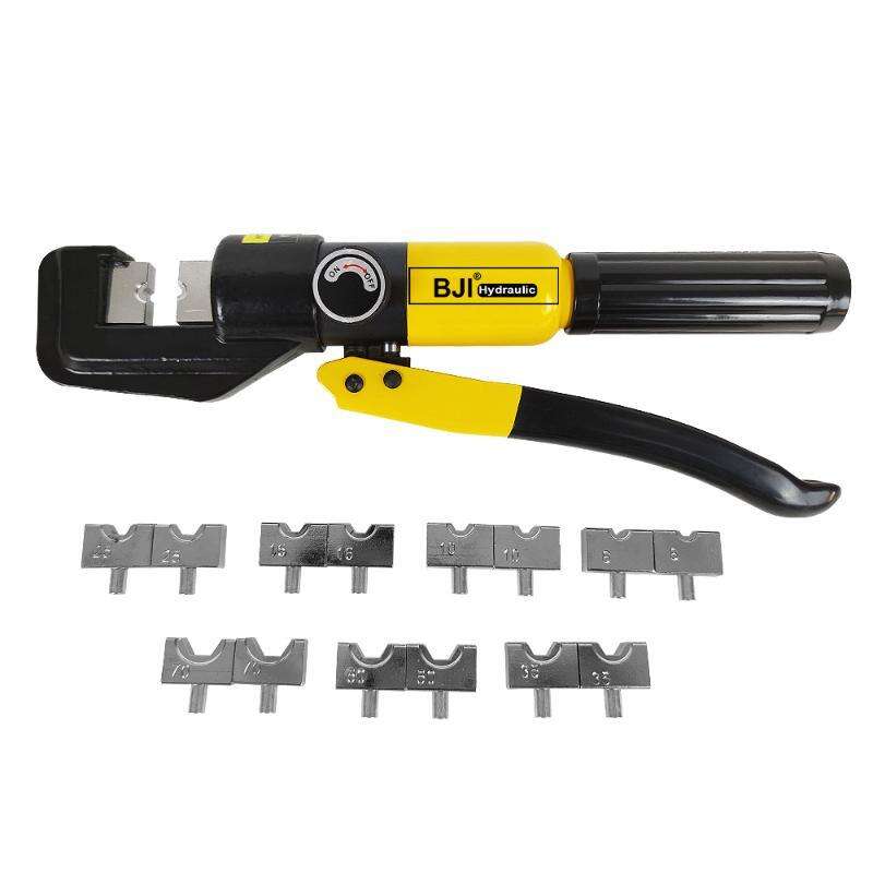 YQK-70 Hand Operated Hydraulic Crimping Tool Range 12 AWG-2/0 AWG for Cable Lugs Hydraulic Crimping
