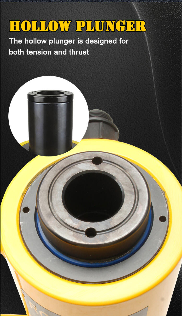 rch 20100d center hole hydraulic jack hollow ram hydraulic plunger cylinder-4