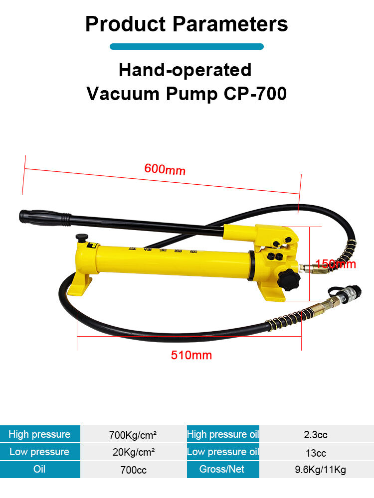 cp 700 hydraulic pump single acting high pressure hydraulic manual pump manual hydraulic pump-1
