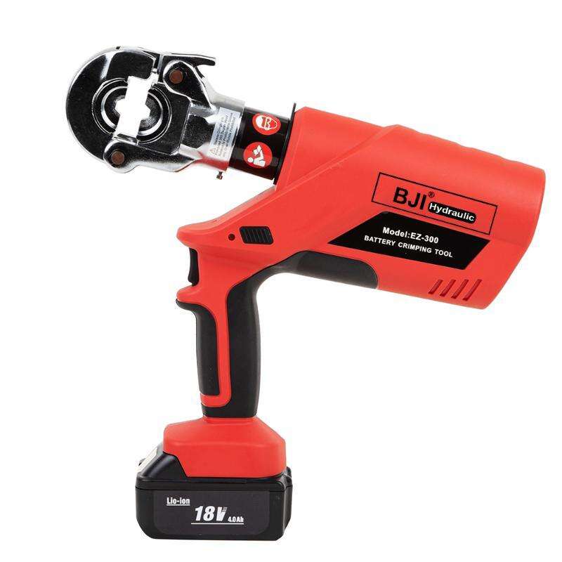 EZ-300 Battery Cable Lug Crimping Tools Battery Powered Copper Press Tool