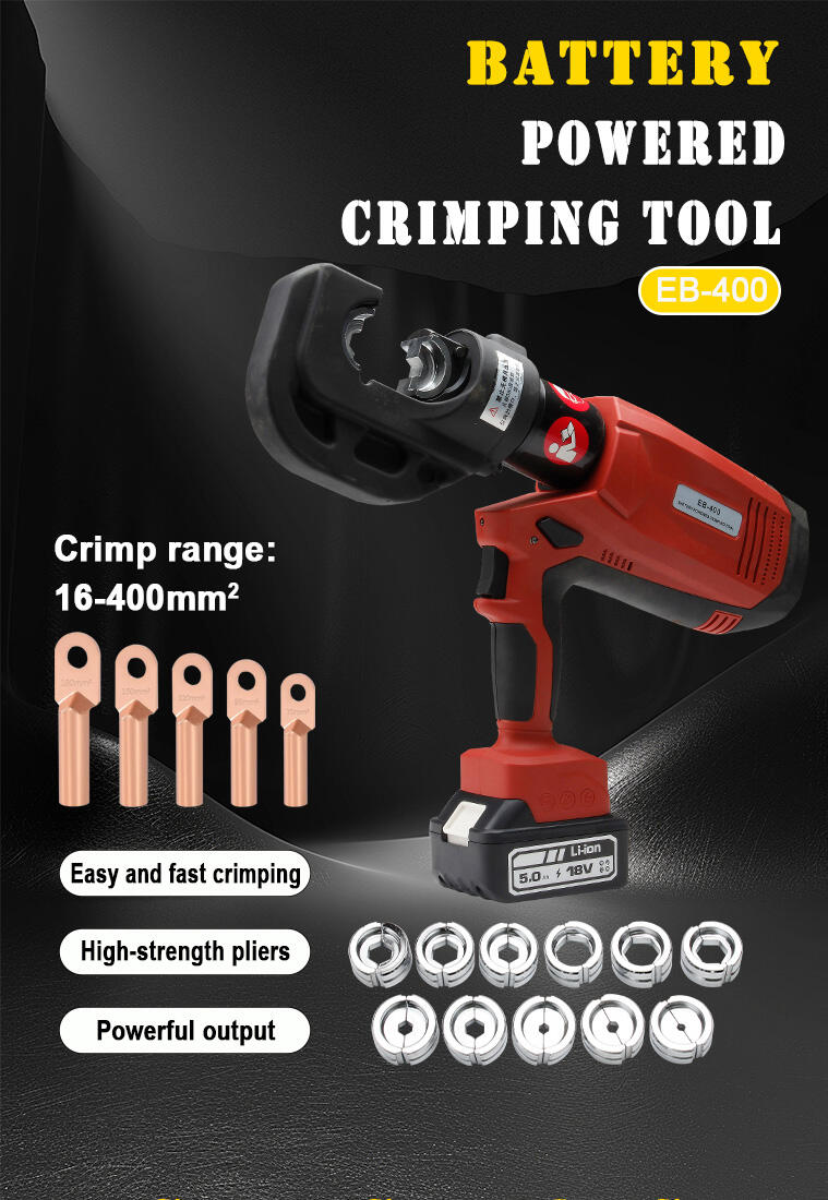 eb 400 brushless battery powered hydraulic cable crimping tool-1
