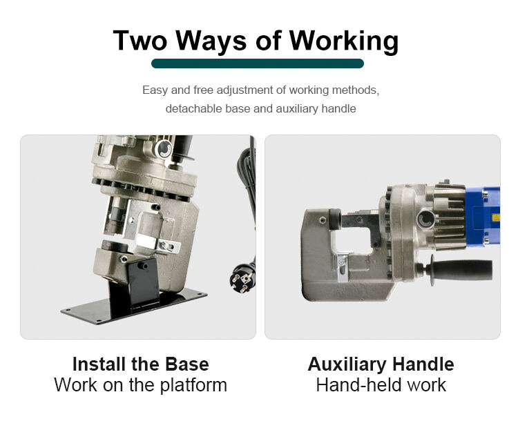 mhp 20 u channel portable electric hydraulic punching tool angle steel hole punching machine-4