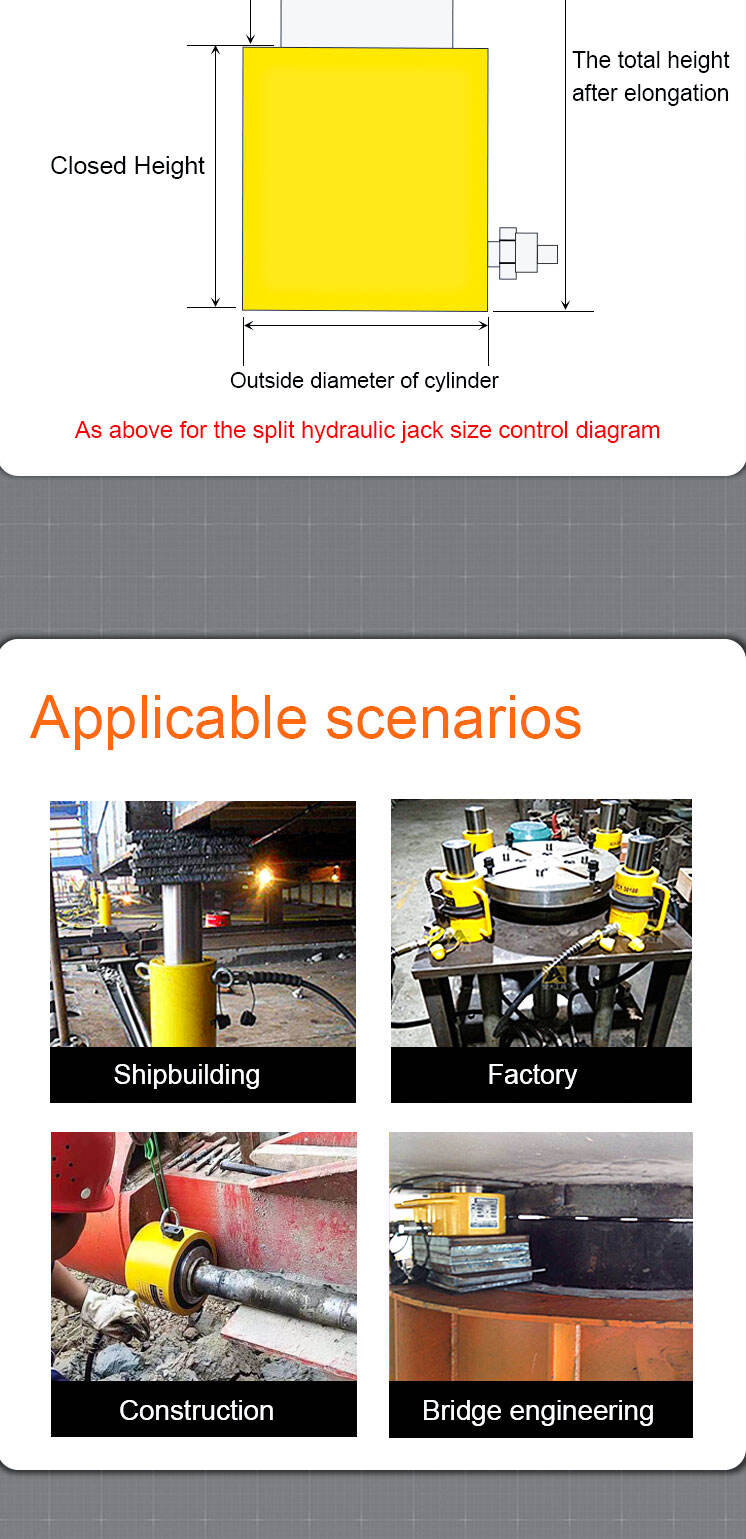 rch 30100 single acting 30 ton hydraulic hollow plunger cylinder-5