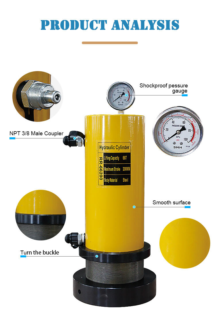 rr 66200 66ton 200mm stroke lock nut hydraulic press cylinder-2