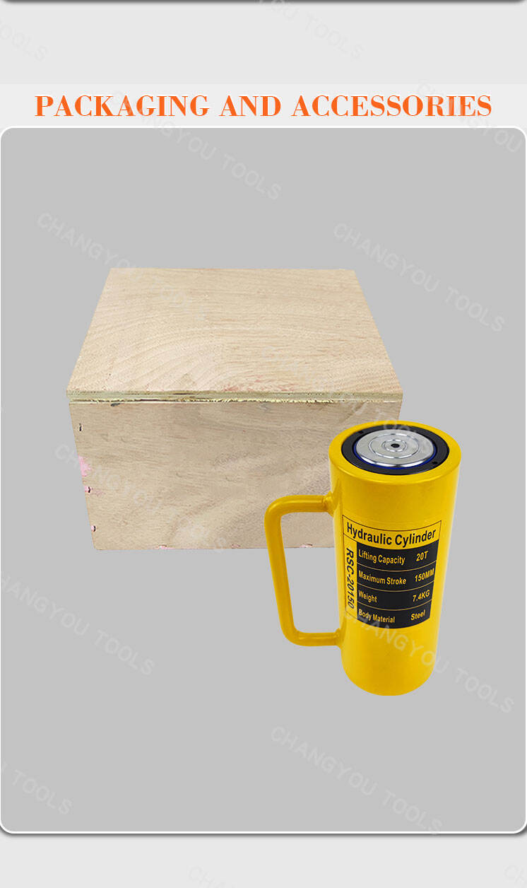 rsc 20150 20 ton high pressure single acting hydraulic jack cylinder-9