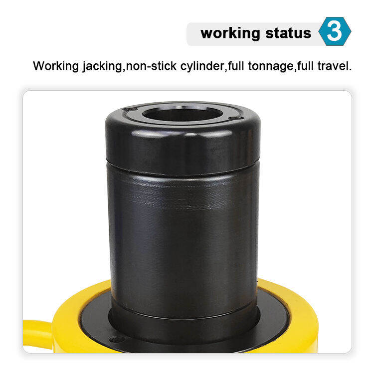 rch 2050 20 ton single acting hollow plunger steel cylinder-10