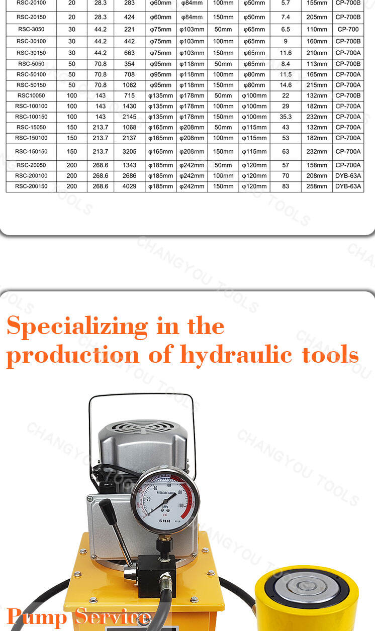 rsc 30150 car hydraulic jack lifting cylinder 30 ton-2